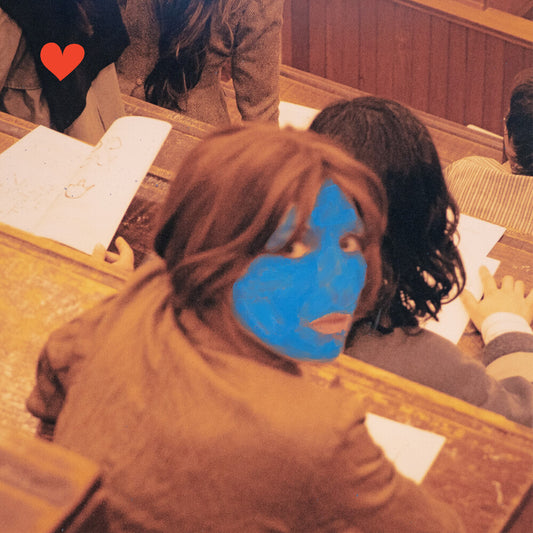 the album cover for Aldous Harding - Train On The Island [Indie Exclusive] Blue (Blue) [Colored Vinyl] [Indie Exclusive]