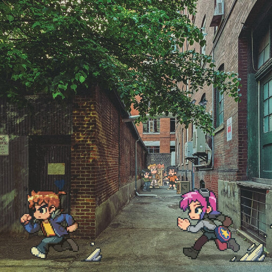 the album cover for Anamanaguchi - Scott Pilgrim Ex - O.S.T.