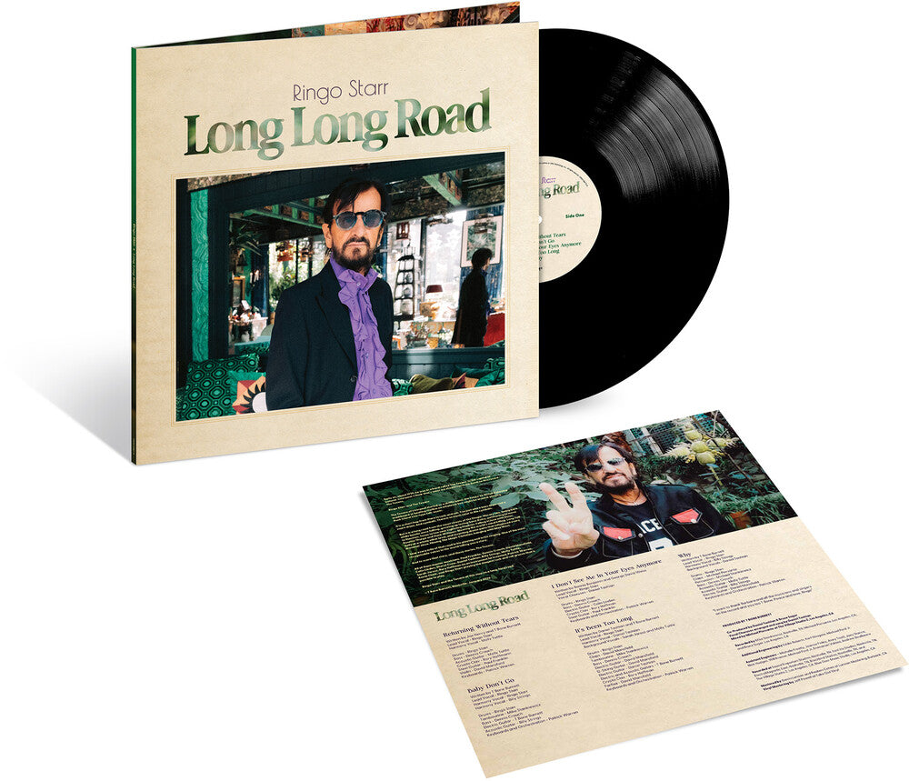 the album cover for Ringo Starr - Long Long Road