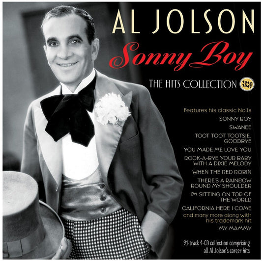the album cover for Al Jolson - Sonny Boy: The Hits Collection 1912-47