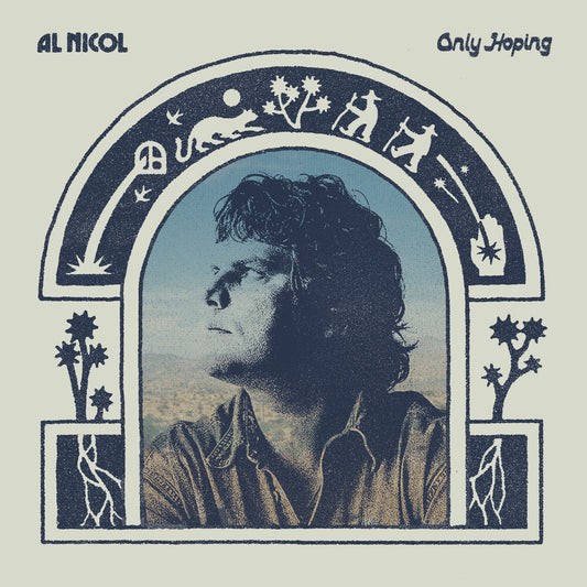 the album cover for Al Nicol - Only Hoping