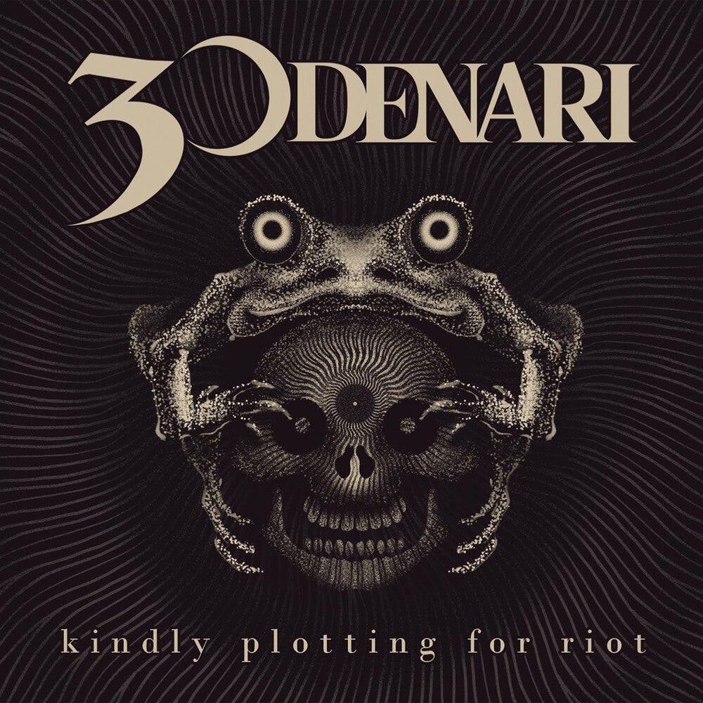 the album cover for 30 Denari - Kindly Plotting For Riot