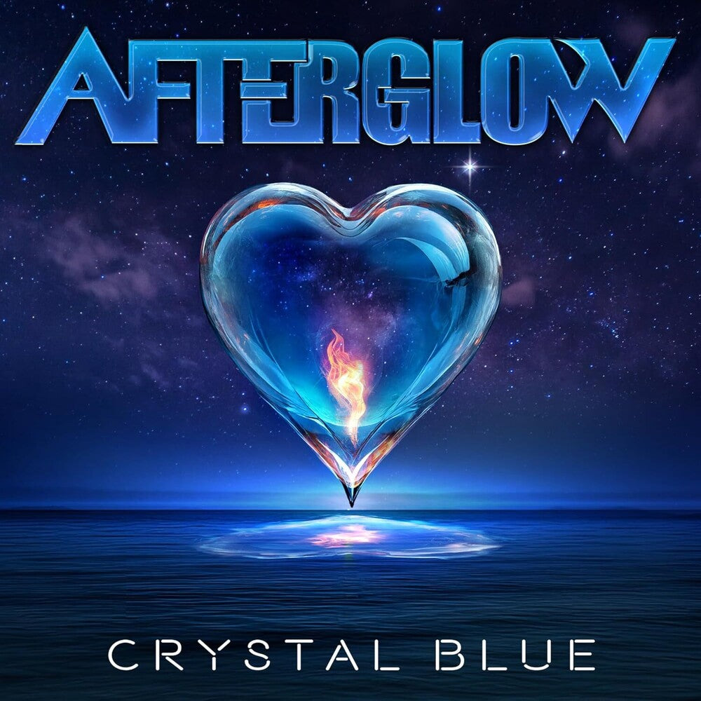the album cover for Afterglow - Crystal Blue