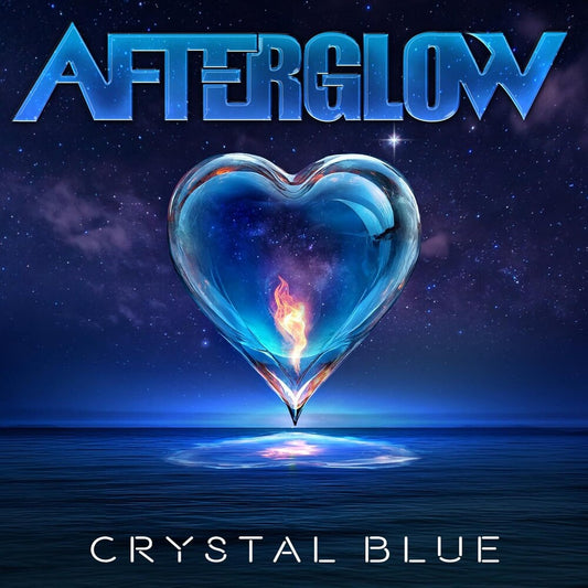 the album cover for Afterglow - Crystal Blue
