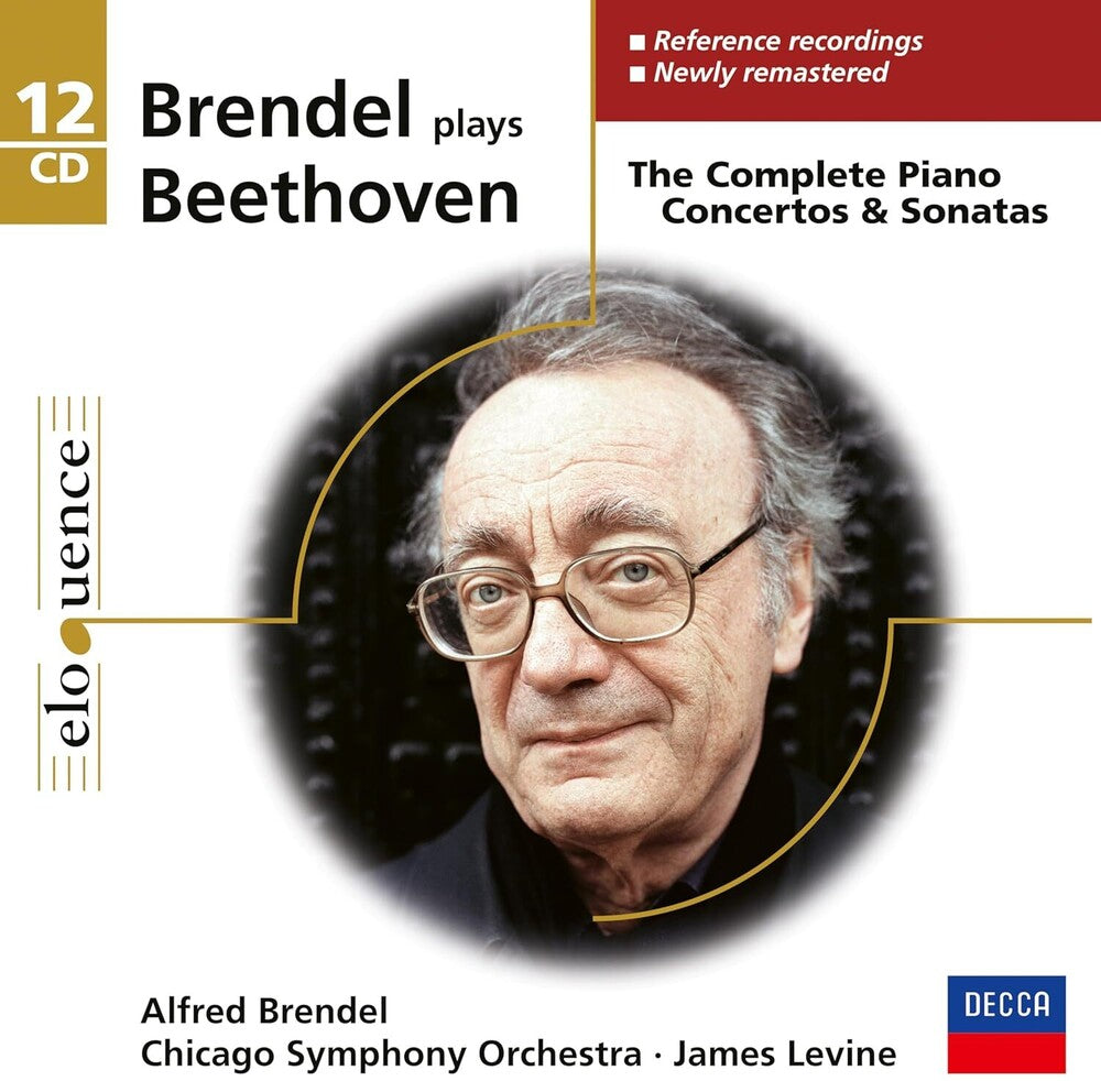 the album cover for Alfred Brendel - Brendel Plays Beethoven (Box)