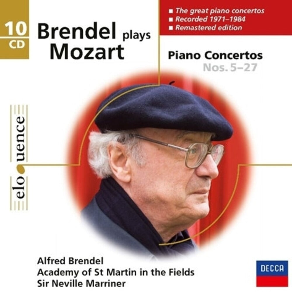 the album cover for Alfred Brendel - Brendel Plays Mozart (Box)