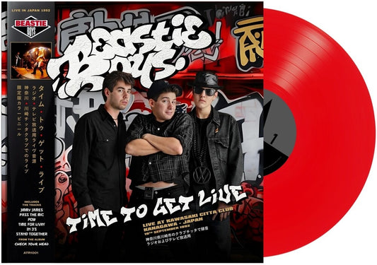 the album cover for Beastie Boys - Time To Get Live [Indie Exclusive] [Colored Vinyl] [Limited Edition] [Indie Exclusive]