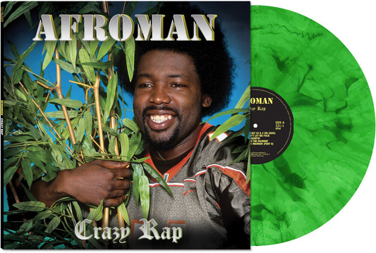 the album cover for Afroman - Crazy Rap [Green Marble]