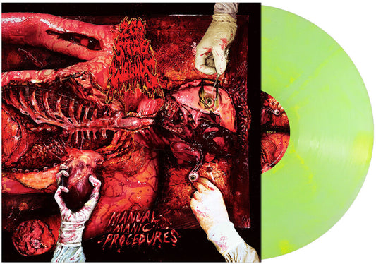 the album cover for 200 Stab Wounds - Manual Manic Procedures [Colored Vinyl] (Grn) (Ylw) (Mrb)
