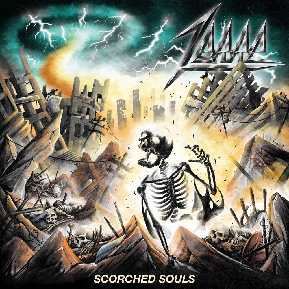 the album cover for Zerre - Scorched Souls (Uk)