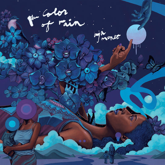 the album cover for aja monet - Color Of Rain