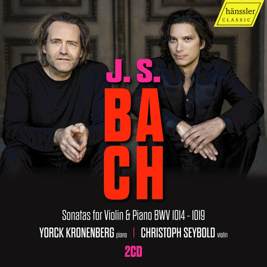 the album cover for Yorck Kronenberg - Bach: Sons For Violin & Piano Bwv 1014-1019