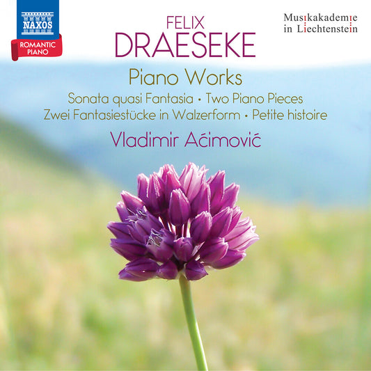 the album cover for Vladimir Acimovic - Draeseke: Piano Works