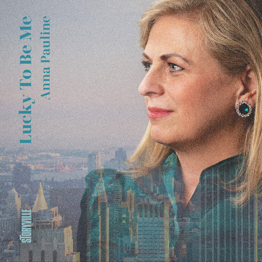 the album cover for Anna Pauline - Lucky To Be Me