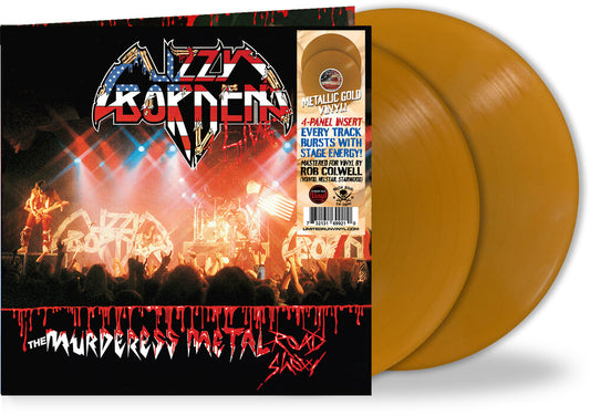the album cover for Lizzy Borden - Murderess Metal Road Show: 40th Anniversary [Colored Vinyl]