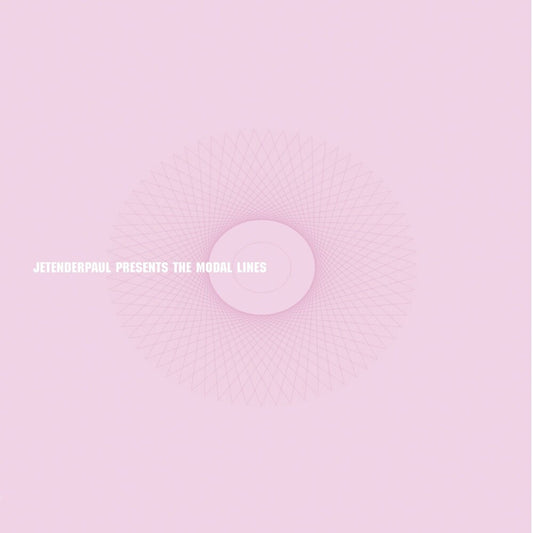 the album cover for Jetenderpaul - Presents The Modal Lines - Pink Splatter [Colored Vinyl]
