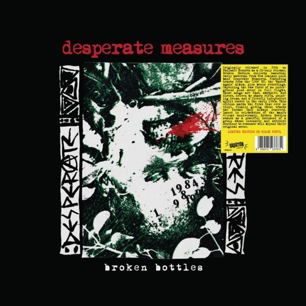 the album cover for Desperate Measures - Broken Bottles [Colored Vinyl]
