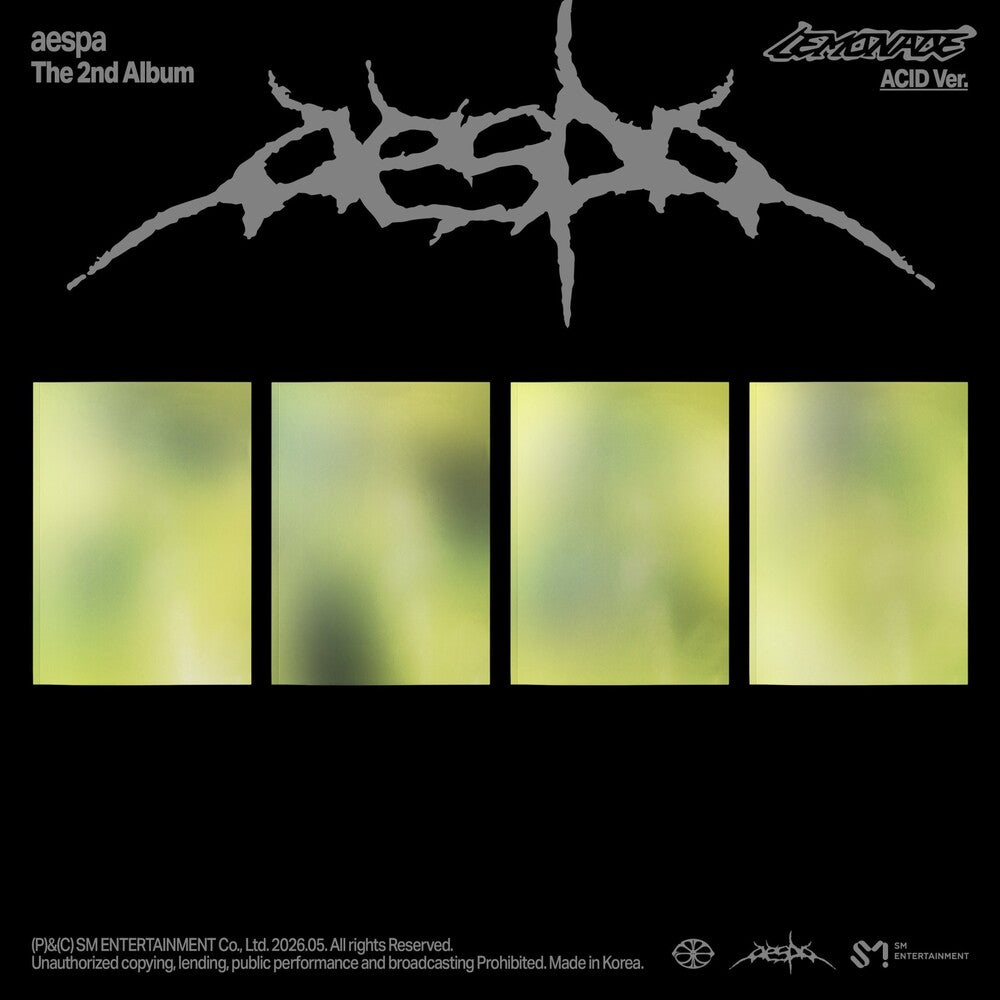 the album cover for Aespa - The 2nd Album ‘LEMONADE’ [ACID Ver.]