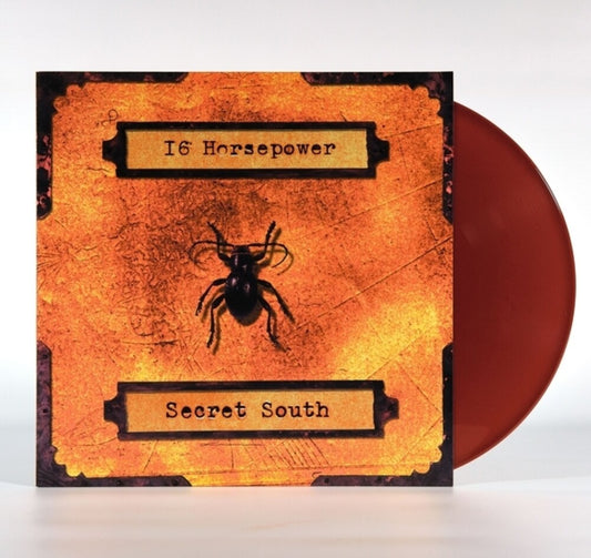 the album cover for 16 Horsepower - Secret South [Colored Vinyl] [Limited Edition] (Red)