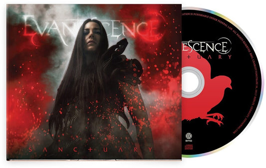 the album cover for Evanescence - Sanctuary