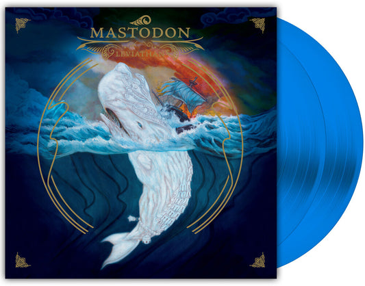 the album cover for Mastodon - Leviathan [Sky Blue]