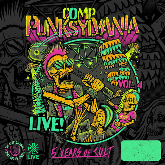 the album cover for Various Artists - Comp Punksylvania Vol. 5 Live