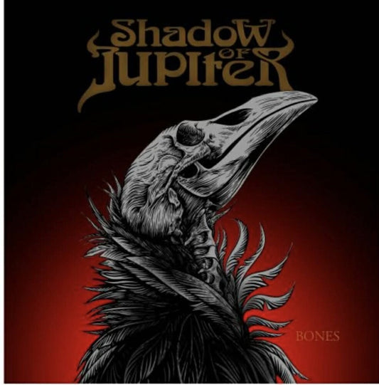 the album cover for Shadow Of Jupiter - Bones (translucent Golden Yellow Splatter Vinyl)