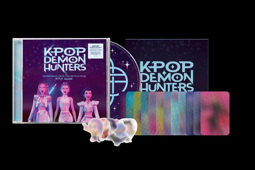 the album cover for Various Artists - KPop Demon Hunters (Soundtrack from the Netflix Film) - Anniversary Edition