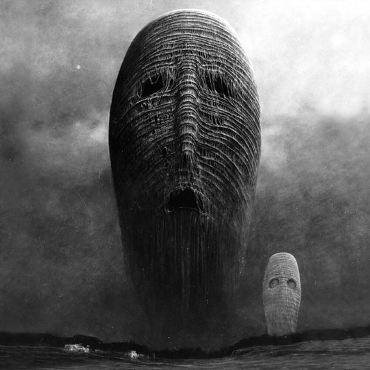 the album cover for Mizmor - Yodh [Indie Exclusive] Translucent Black Vinyl (Blk) [Clear Vinyl]