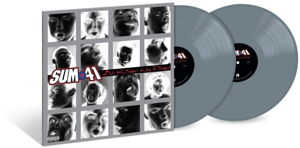 the album cover for Sum 41 - All Killer, No Filler (25th Anniversary) (iron Gray Vinyl/2lp)