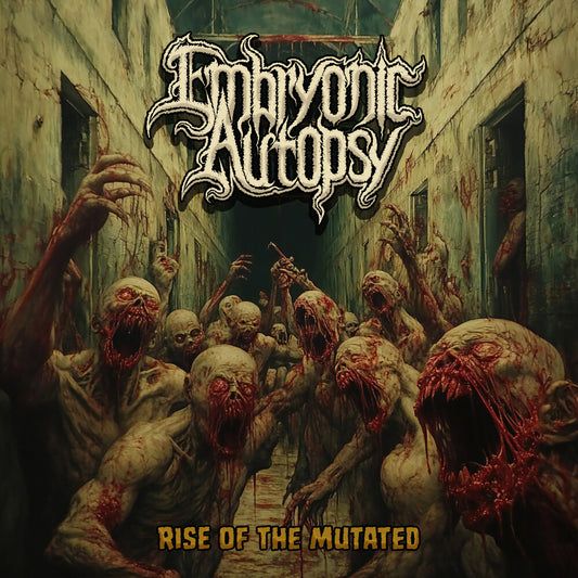 the album cover for Embryonic Autopsy - Rise of the Mutated [Red Vinyl]