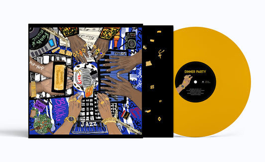 the album cover for Dinner Party - Whatchu Bringing [Indie Exclusive] [Colored Vinyl] [Limited Edition] (Ylw) [Indie Exclusive]