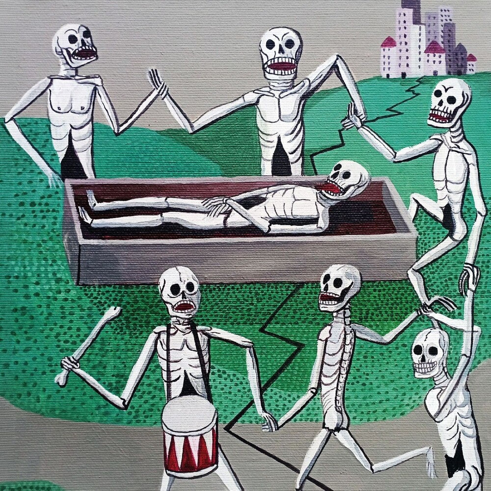 the album cover for Gnod - Chronicles Of Gnowt (Vol 2) - Mint Green [Colored Vinyl]