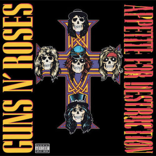 the album cover for Guns N' Roses - Appetite For Destruction [Reissue] [180 Gram]