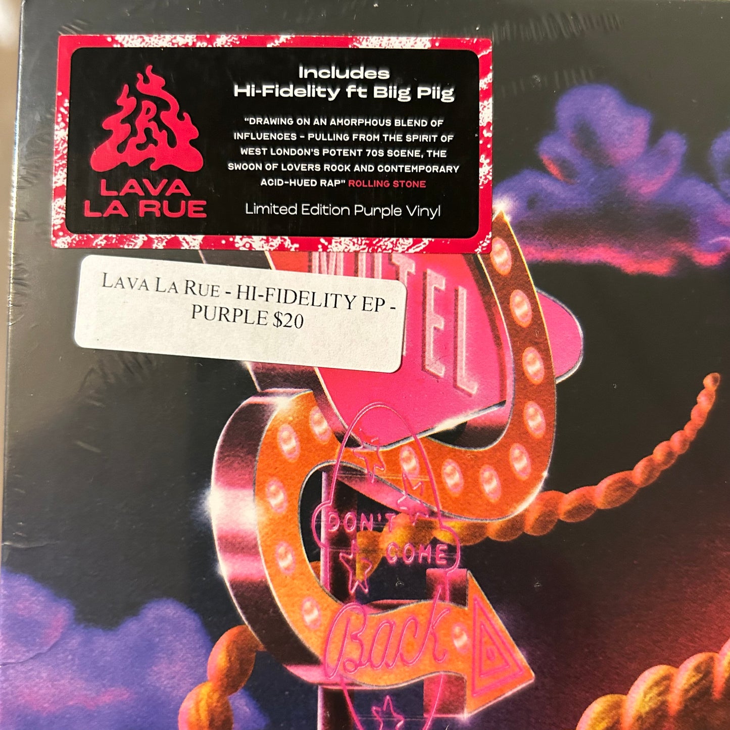 Lava La Rue - HI-FIDELITY EP LP (LTD ED Purple Vinyl)