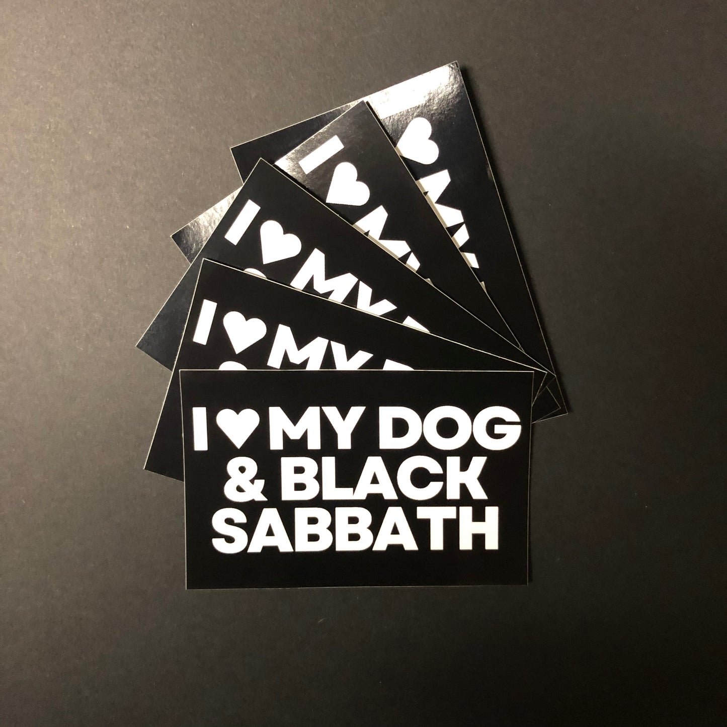 I LOVE MY DOG & BLACK SABBATH (Set of Two)