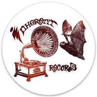Inherent Records - Bat Phonograph Sticker (Set of Two)